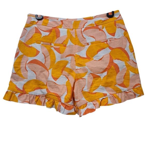 Kate Spade New York Linen Blend Boho Plain Weave Wide Leg Size 4 Multi- Color - Picture 4 of 16